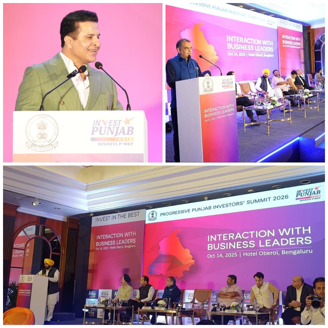 Manipal Dhariwal Champions Punjab as Emerging IT & GCC Hub at Bengaluru Roadshow